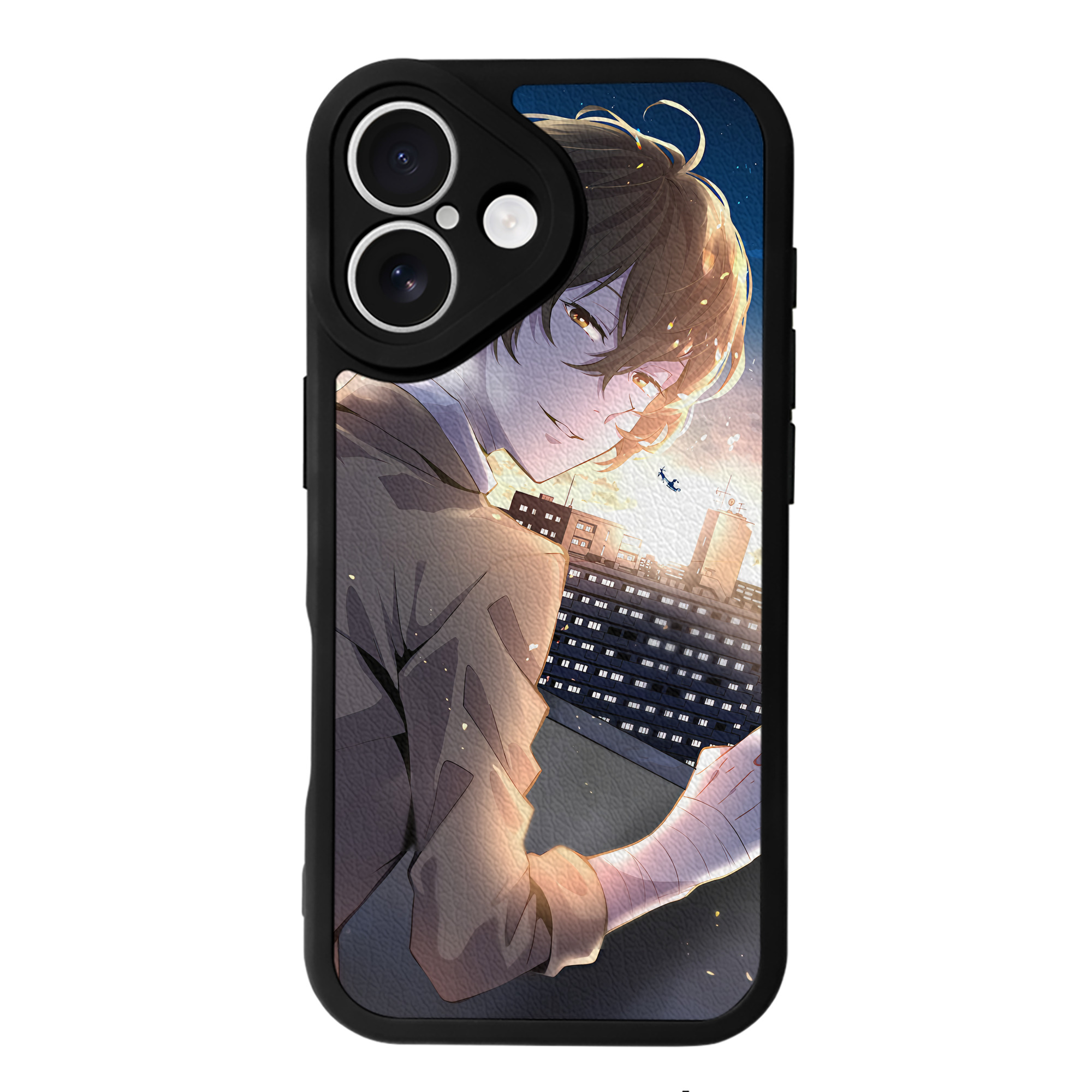（画像用） 文豪ストレイドッグス Bungo Stray Dogs 【iPhone 16シリーズ対応】シリコンスマホケース（レザー調） 材質：シリコン